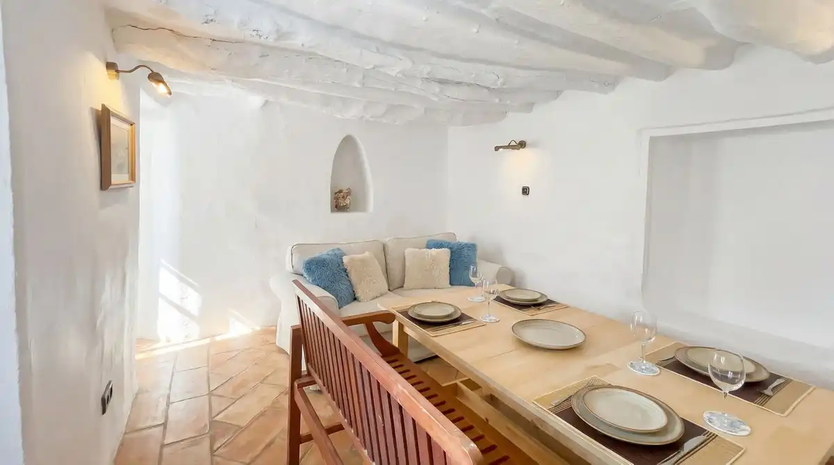 Comedor de Finca rústica en venta en Villanueva del Rosario con Aire acondicionado, Terraza y Trastero