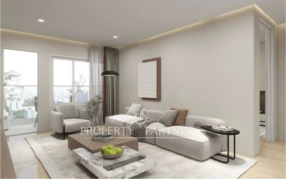Sala d'estar de Apartament en venda en Madrid amb Aire condicionat, Terrassa i Moblat