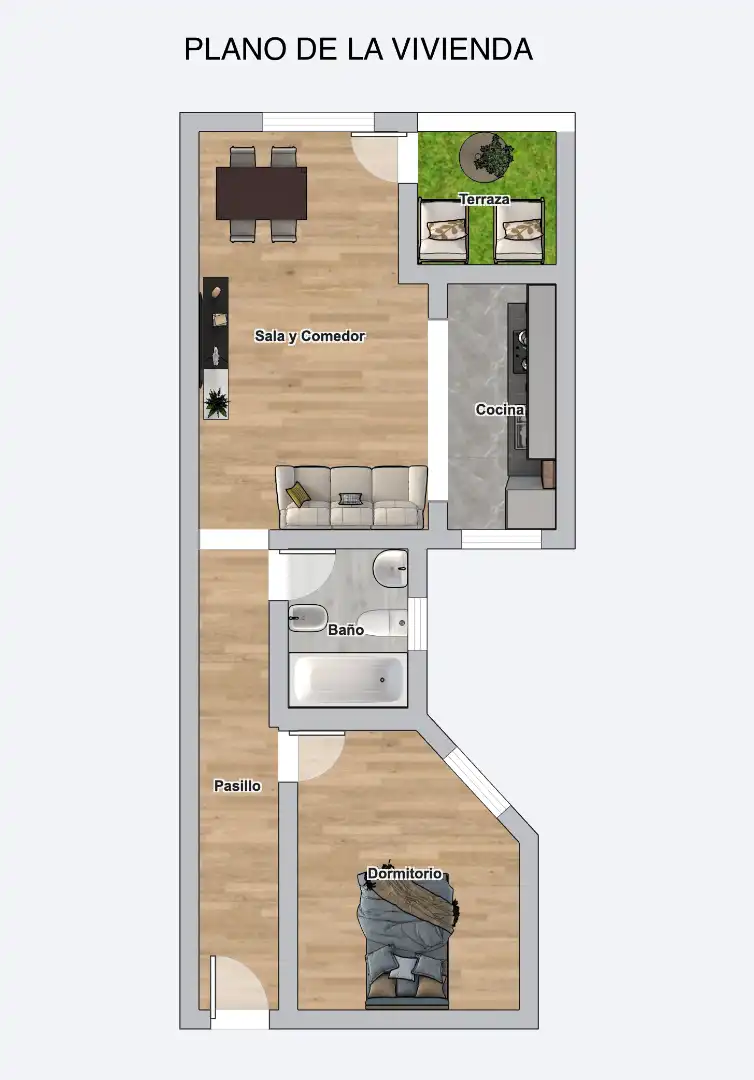 Wohnung zum Verkauf in Torrevieja mit Klimaanlage, Heizung und Terrasse