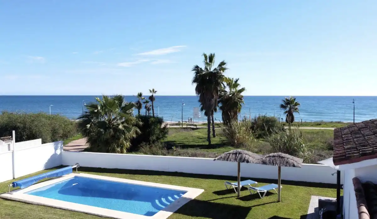 Jardín de Casa o chalet en venta en Estepona con Aire acondicionado, Jardín privado y Terraza