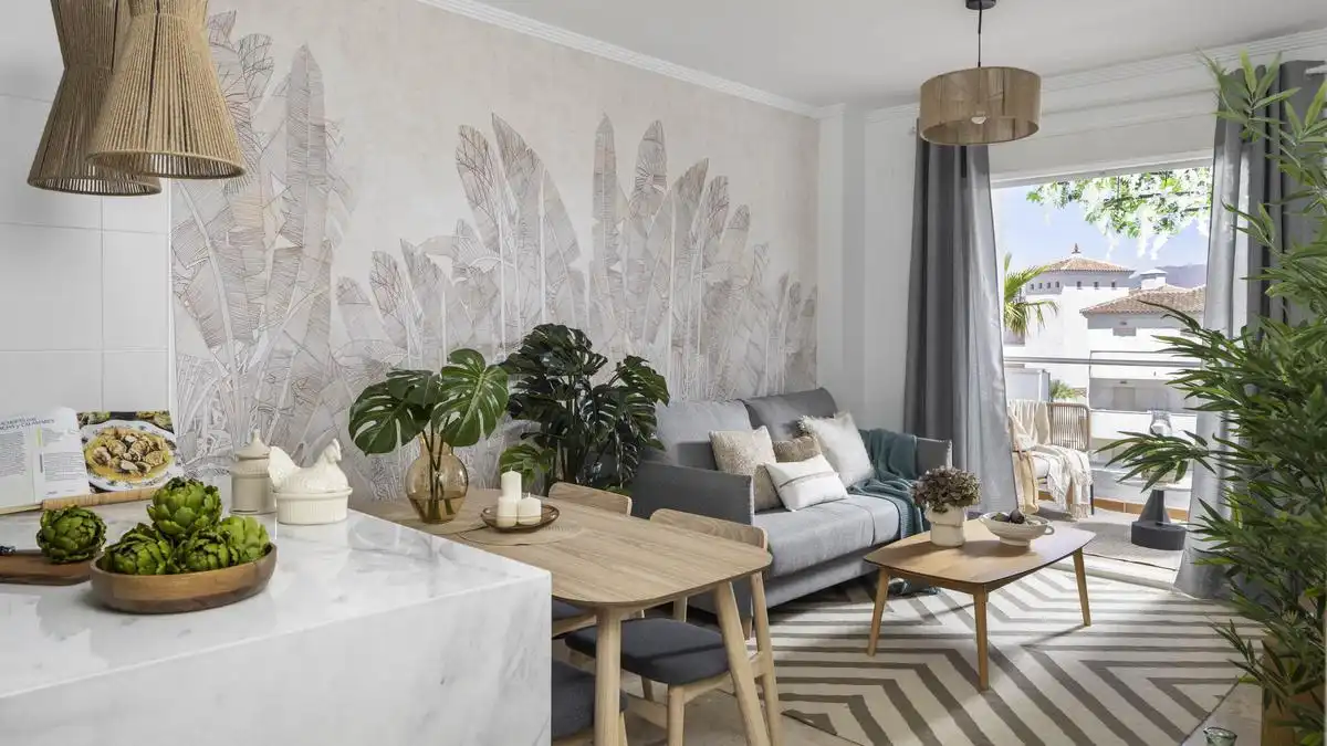 Sala de estar de Dúplex en venta en Brunete con Aire acondicionado, Calefacción y Jardín privado