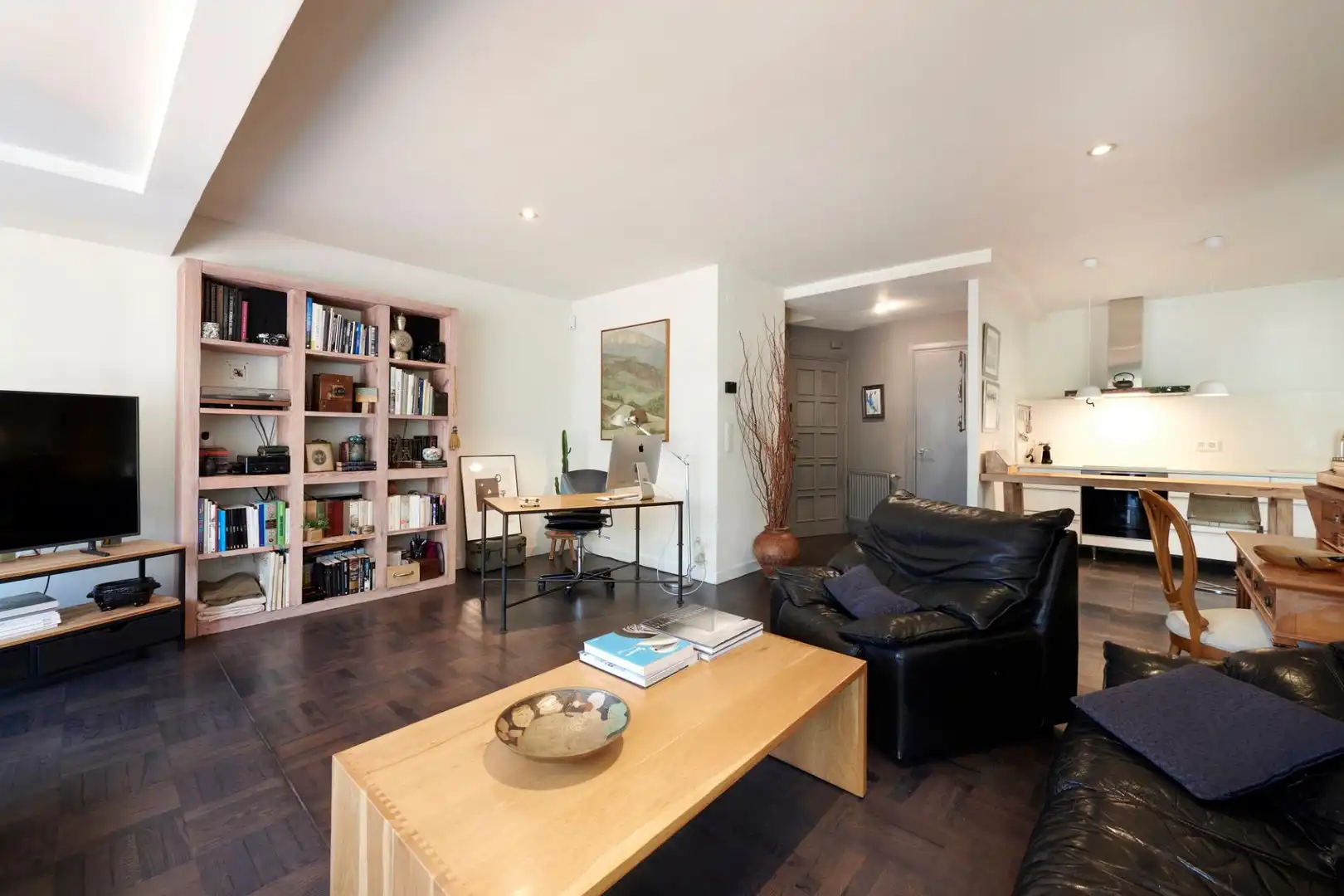 Wohnzimmer von Einfamilien-Reihenhaus zum Verkauf in Donostia - San Sebastián  mit Heizung, Privatgarten und Terrasse