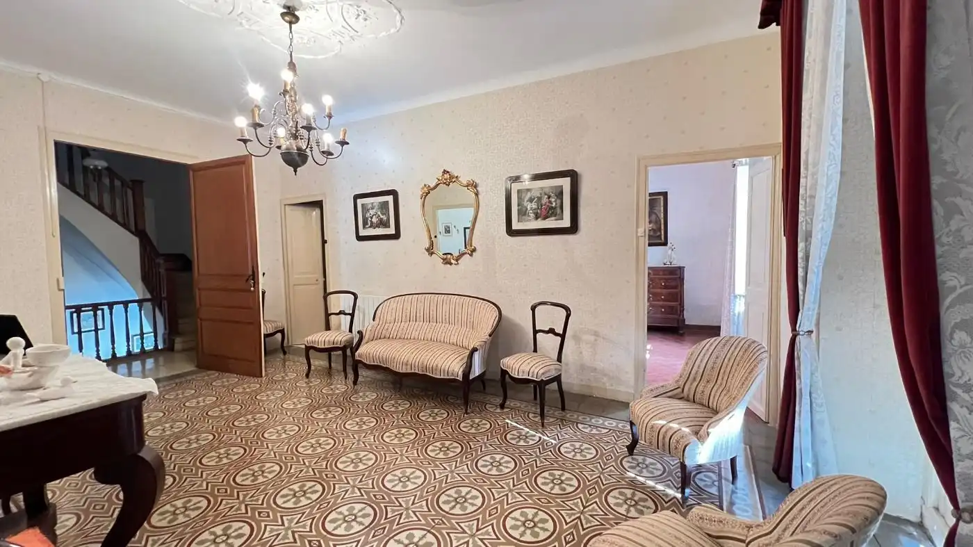Wohnzimmer von Haus oder Chalet zum Verkauf in Sant Cugat Sesgarrigues mit Heizung und Balkon