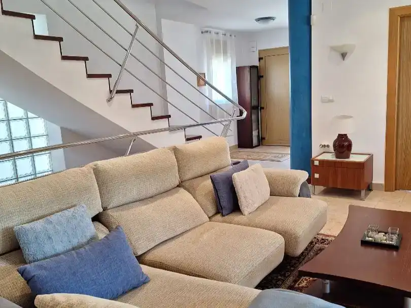 Sala d'estar de Casa o xalet en venda en Vinaròs amb Aire condicionat, Terrassa i Balcó