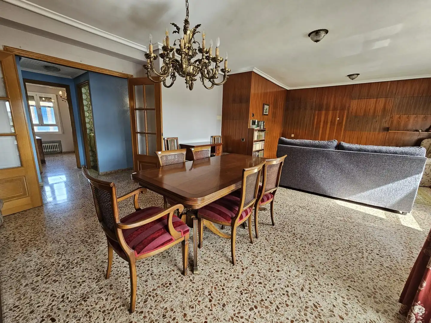 Dining room of Flat for sale in Valencia  with Furnished and Balcony
