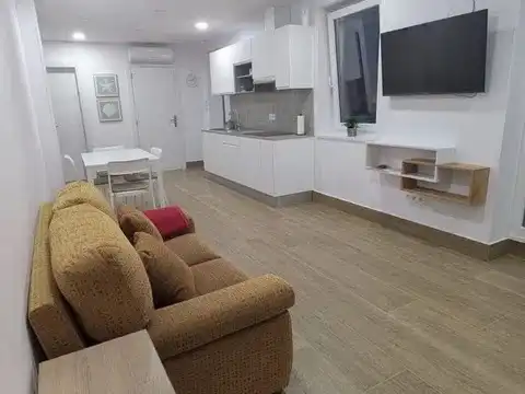 Wohnzimmer von Wohnung zur Miete in A Coruña Capital  mit Klimaanlage und Terrasse