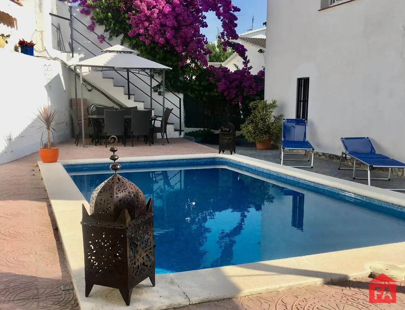 Piscina de Casa o xalet en venda en Albinyana amb Calefacció, Terrassa i Traster