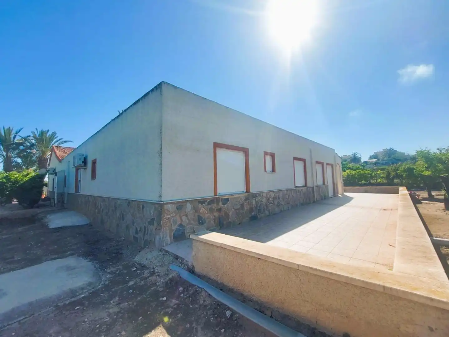 Vista exterior de Finca rústica en venta en Elche / Elx con Calefacción, Jardín privado y Terraza