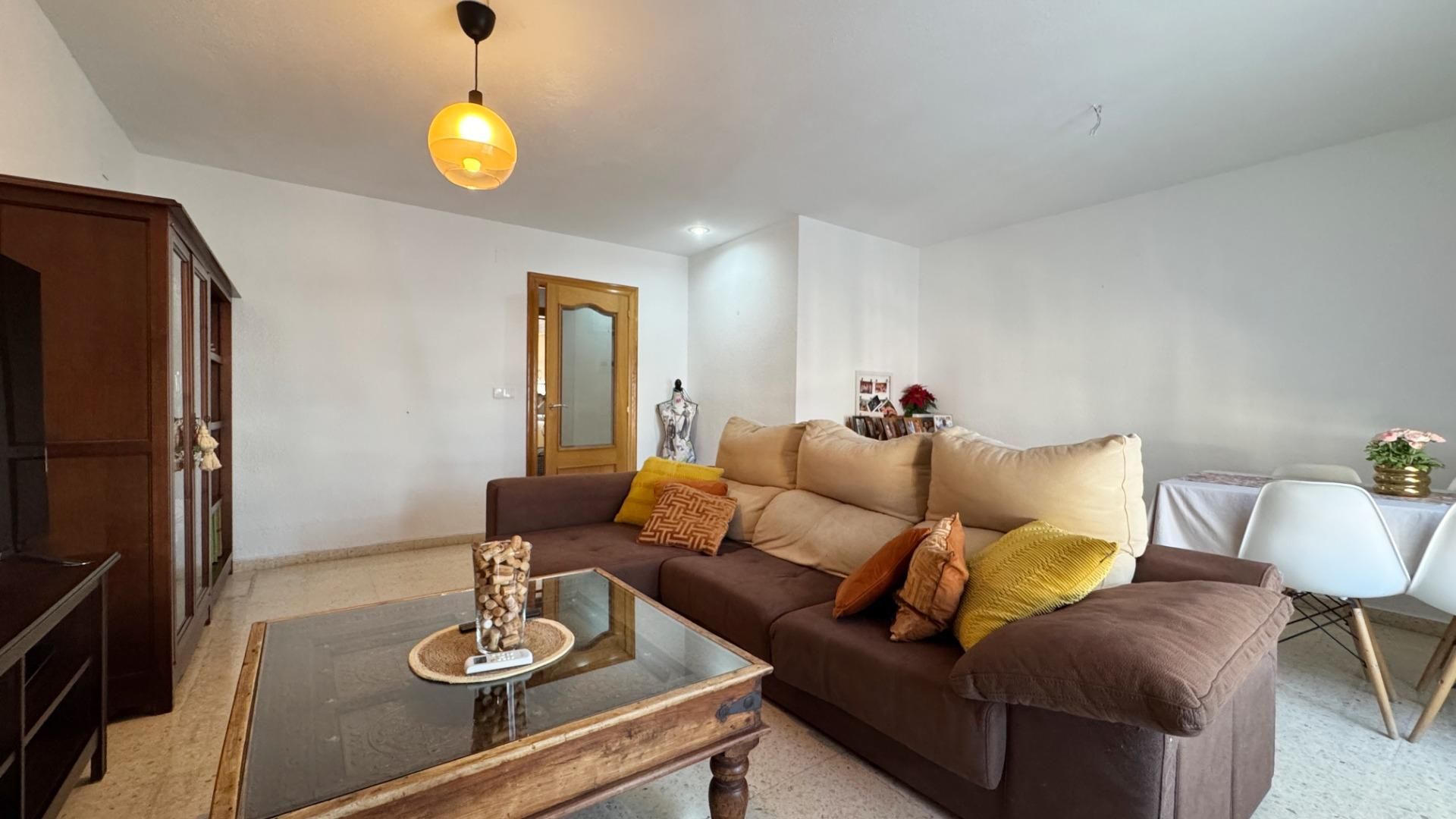 Living room of Flat for sale in Alicante / Alacant  with Air Conditioner, Terrace and Balcony