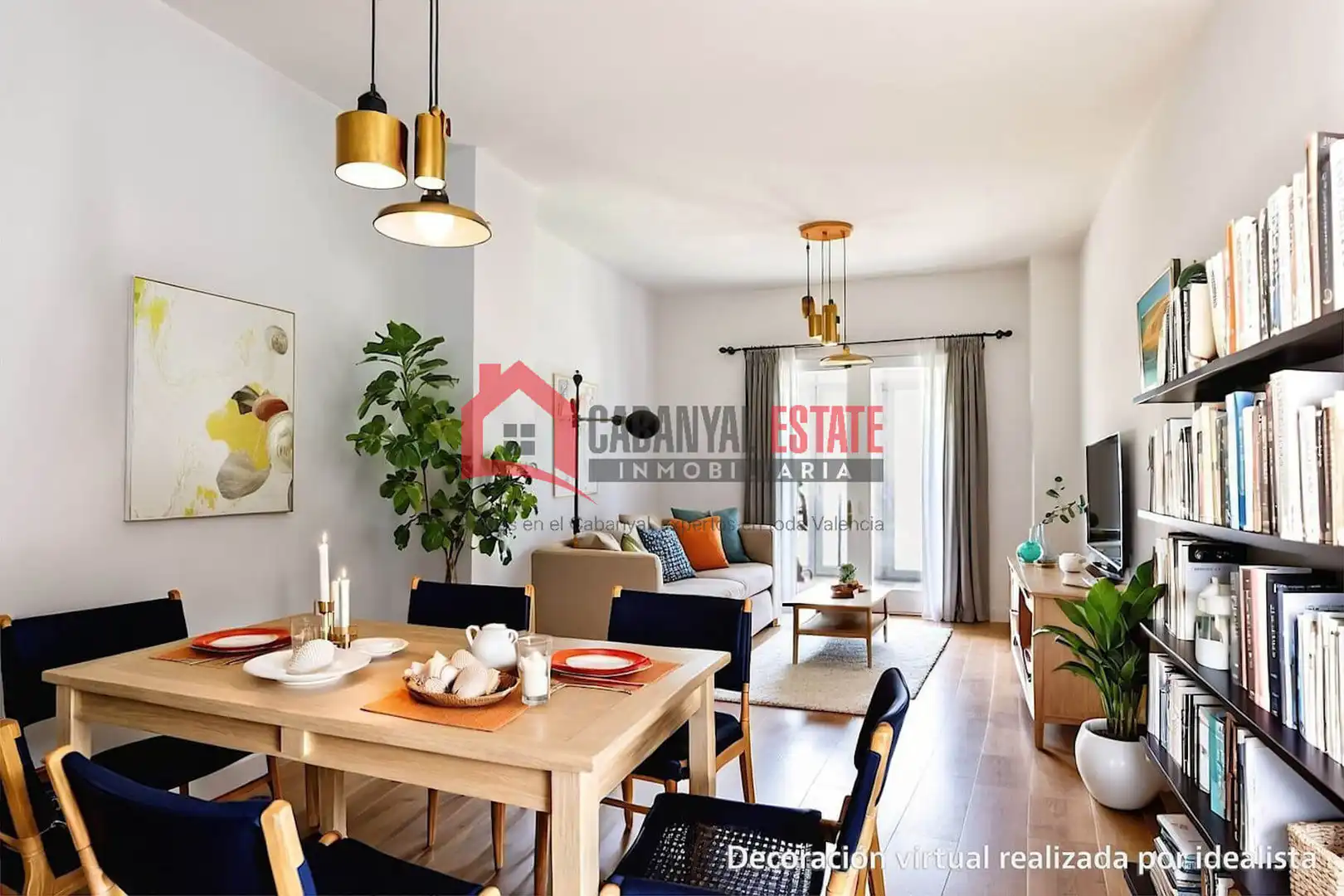 Wohnzimmer von Wohnungen zum Verkauf in Paterna mit Klimaanlage, Heizung und Terrasse