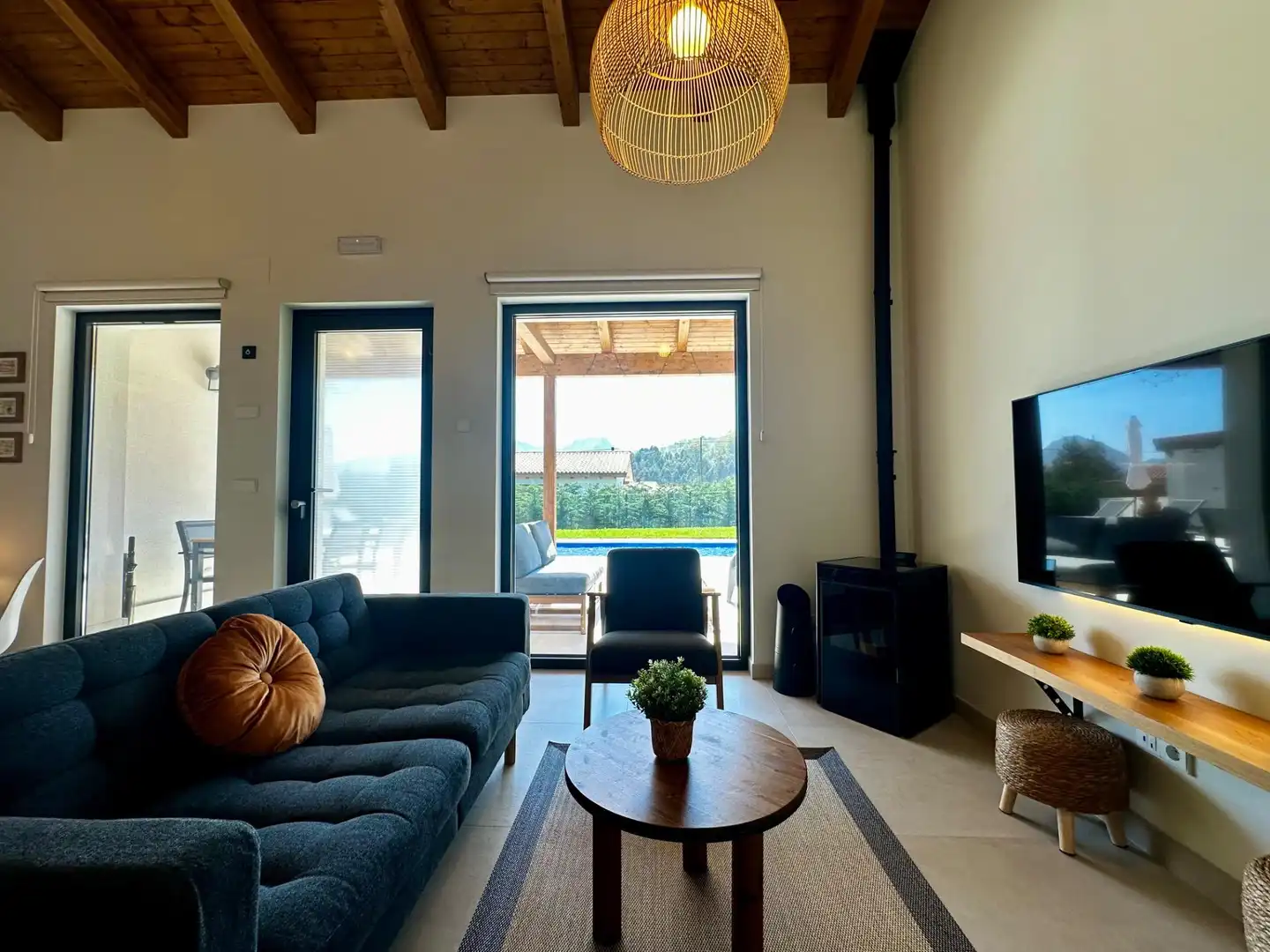 Sala de estar de Casa o chalet en venta en Ribadesella con Aire acondicionado, Calefacción y Jardín privado