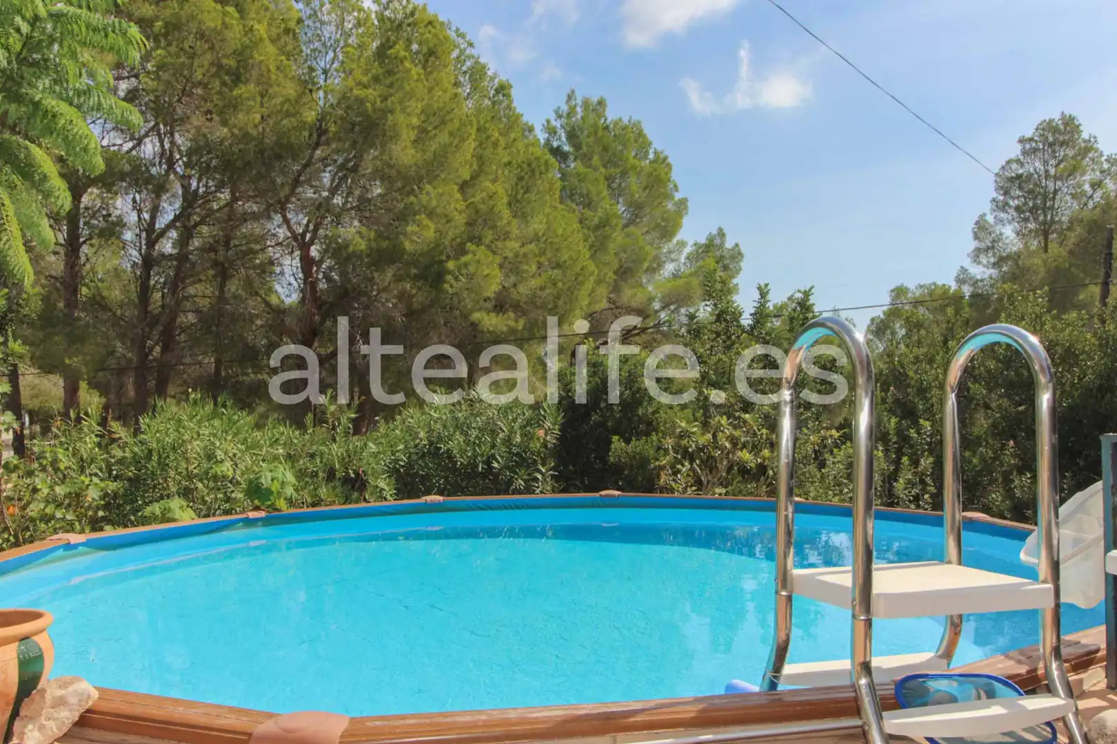 Piscina de Casa o xalet en venda en Altea amb Aire condicionat, Jardí privat i Terrassa