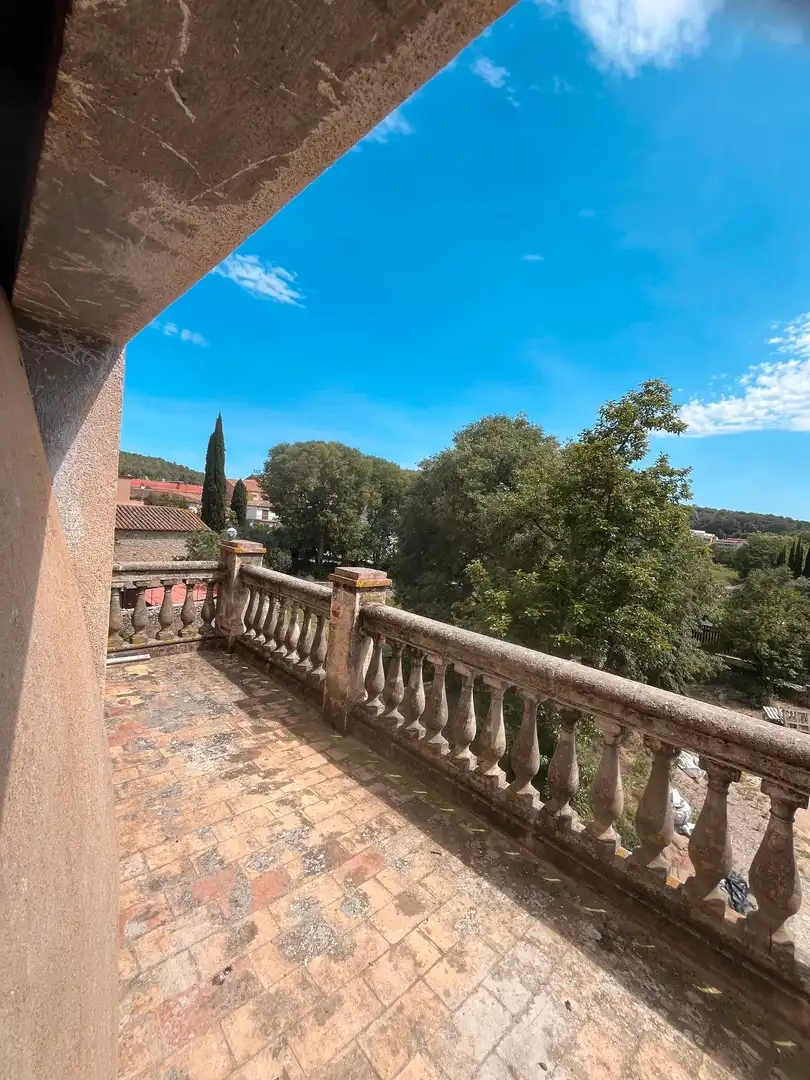 Terrace of Country homes for sale in Flaçà  with Private garden, Terrace and Alarm