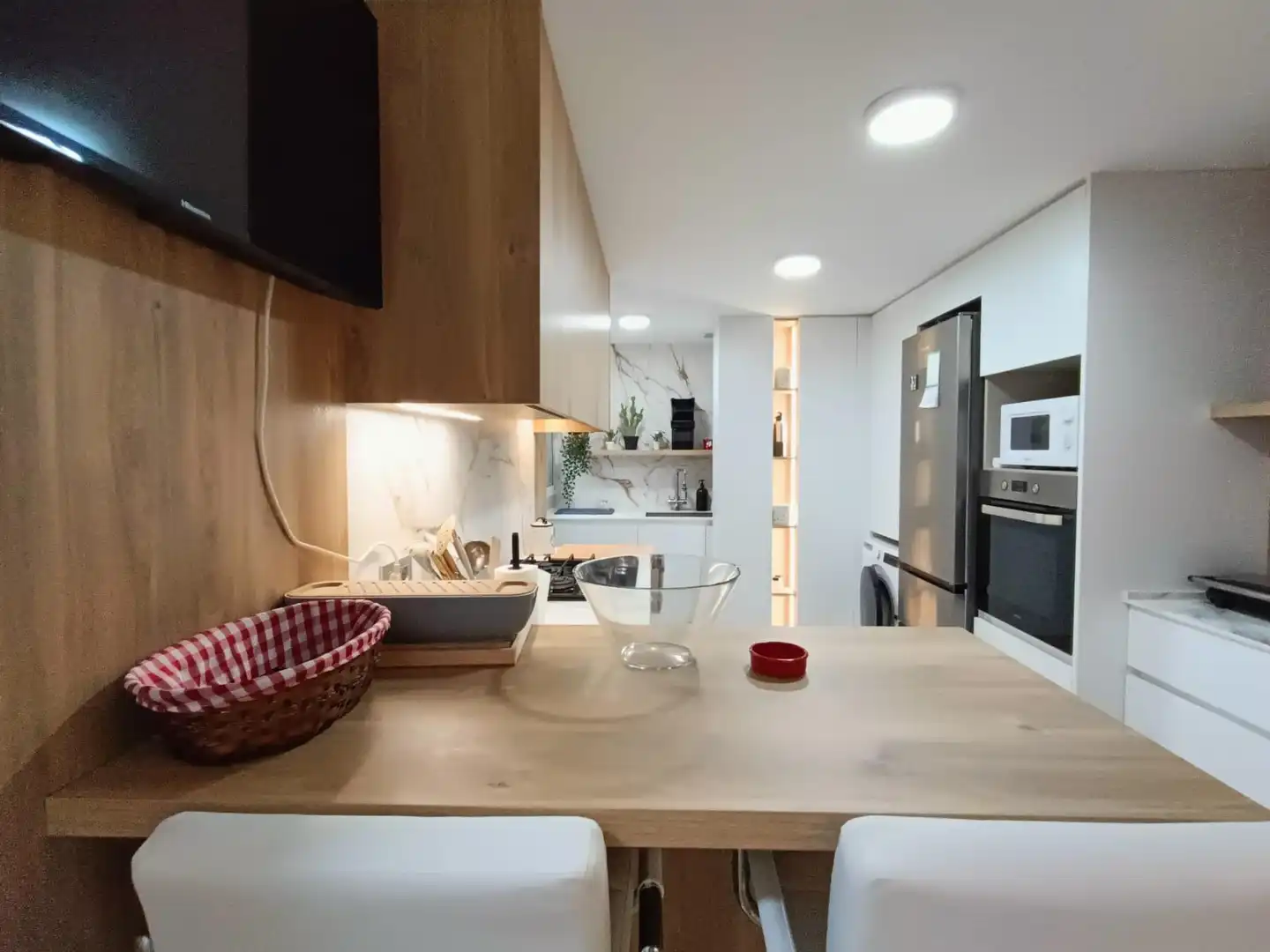 Cocina de Piso de alquiler en Castellón de la Plana / Castelló de la Plana con Aire acondicionado y Amueblado