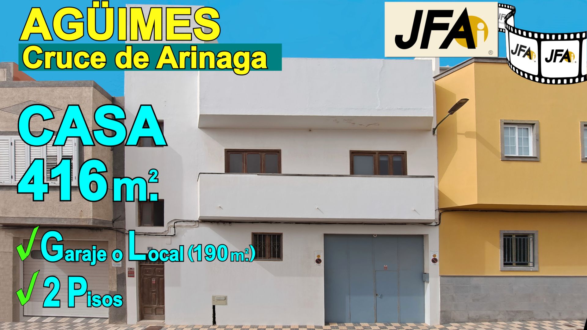 Vista exterior de Casa adosada en venda en Agüimes amb Terrassa, Traster i Balcó