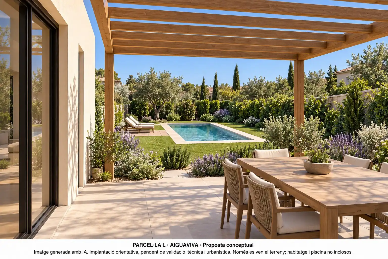 Terraza de Residencial en venta en Aiguaviva, Girona