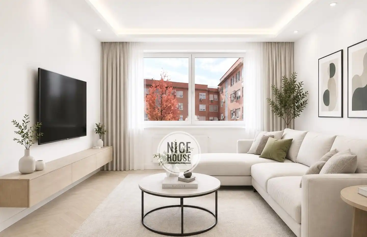 Living room of Flat for sale in Getafe  with Air Conditioner