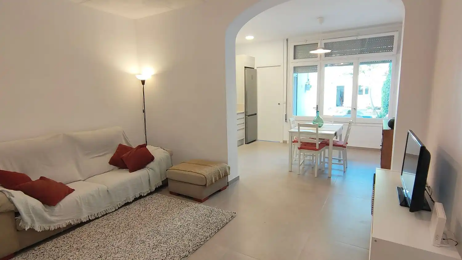 Sala d'estar de Casa o xalet de lloguer en Terrassa amb Jardí privat, Terrassa i Moblat