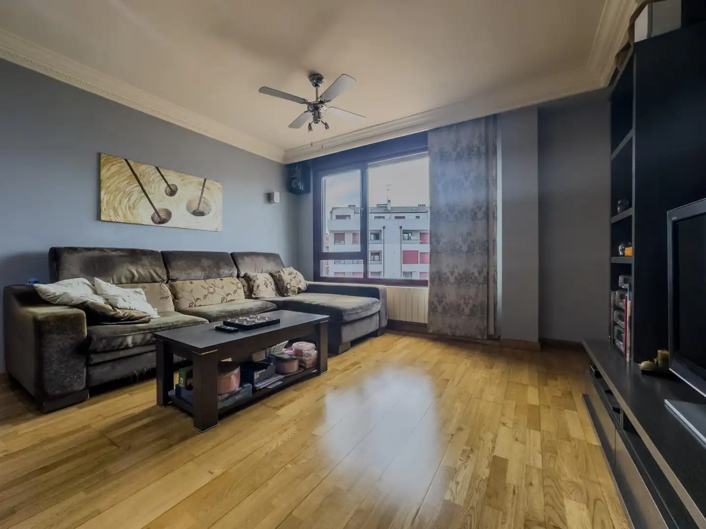 Sala de estar de Piso en venta en Entrambasaguas con Aire acondicionado, Calefacción y Jardín privado