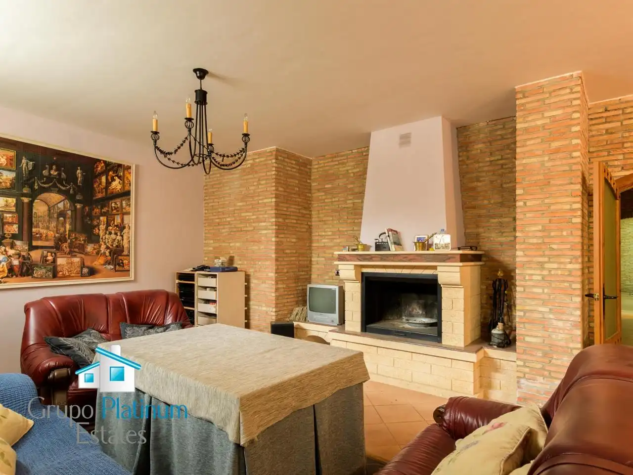 Sala de estar de Casa o chalet en venta en Olula del Río con Aire acondicionado, Calefacción y Jardín privado
