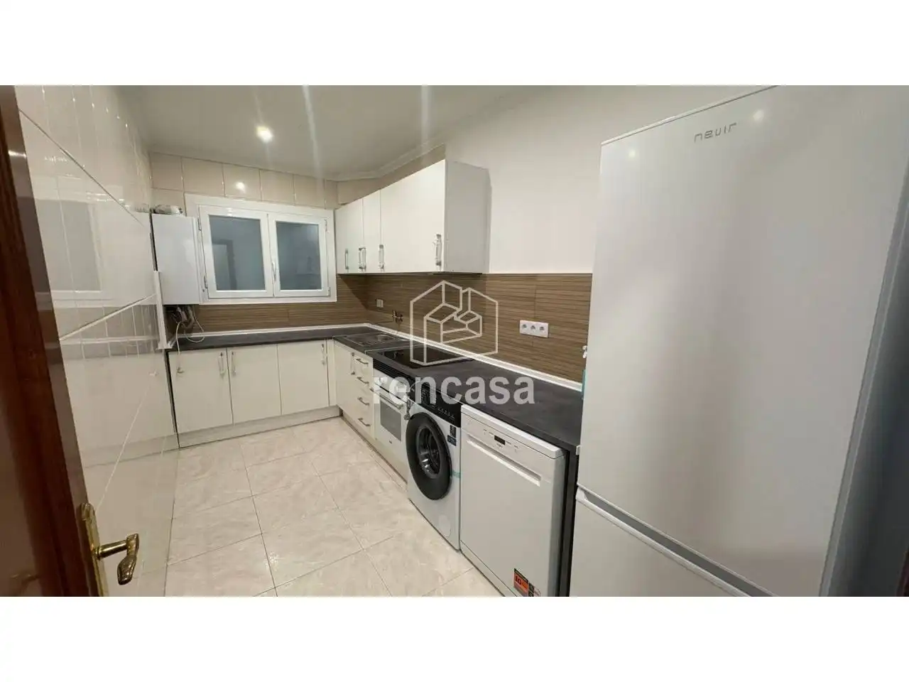Kitchen of Flat for rent in Lleida  with Heating, Furnished and Balcony