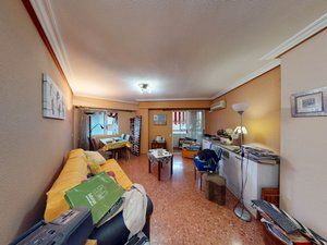 Living room of Flat for sale in Alicante / Alacant  with Air Conditioner, Furnished and Balcony
