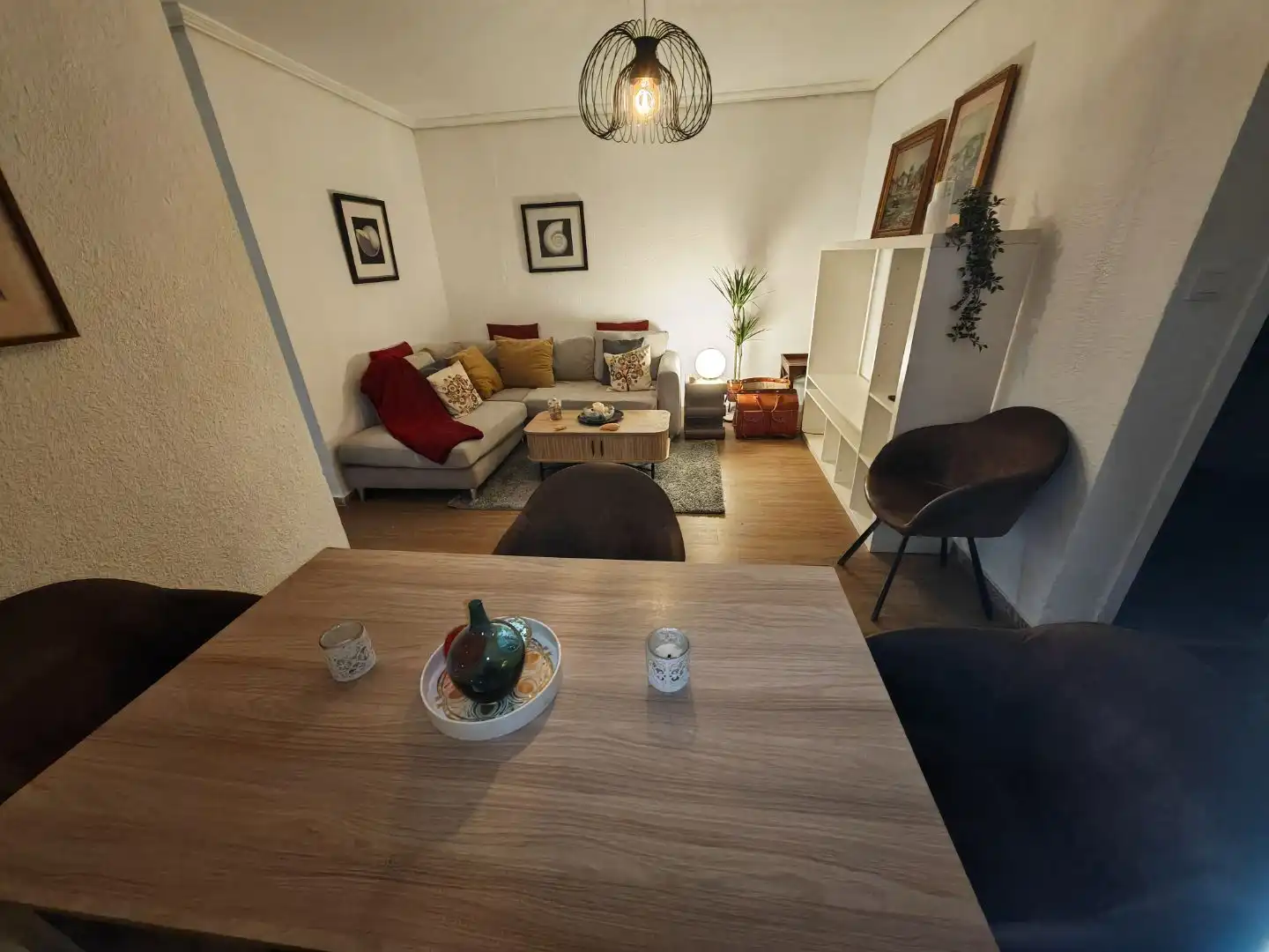 Sala d'estar de Casa adosada de lloguer en El Campello amb Aire condicionat i Terrassa