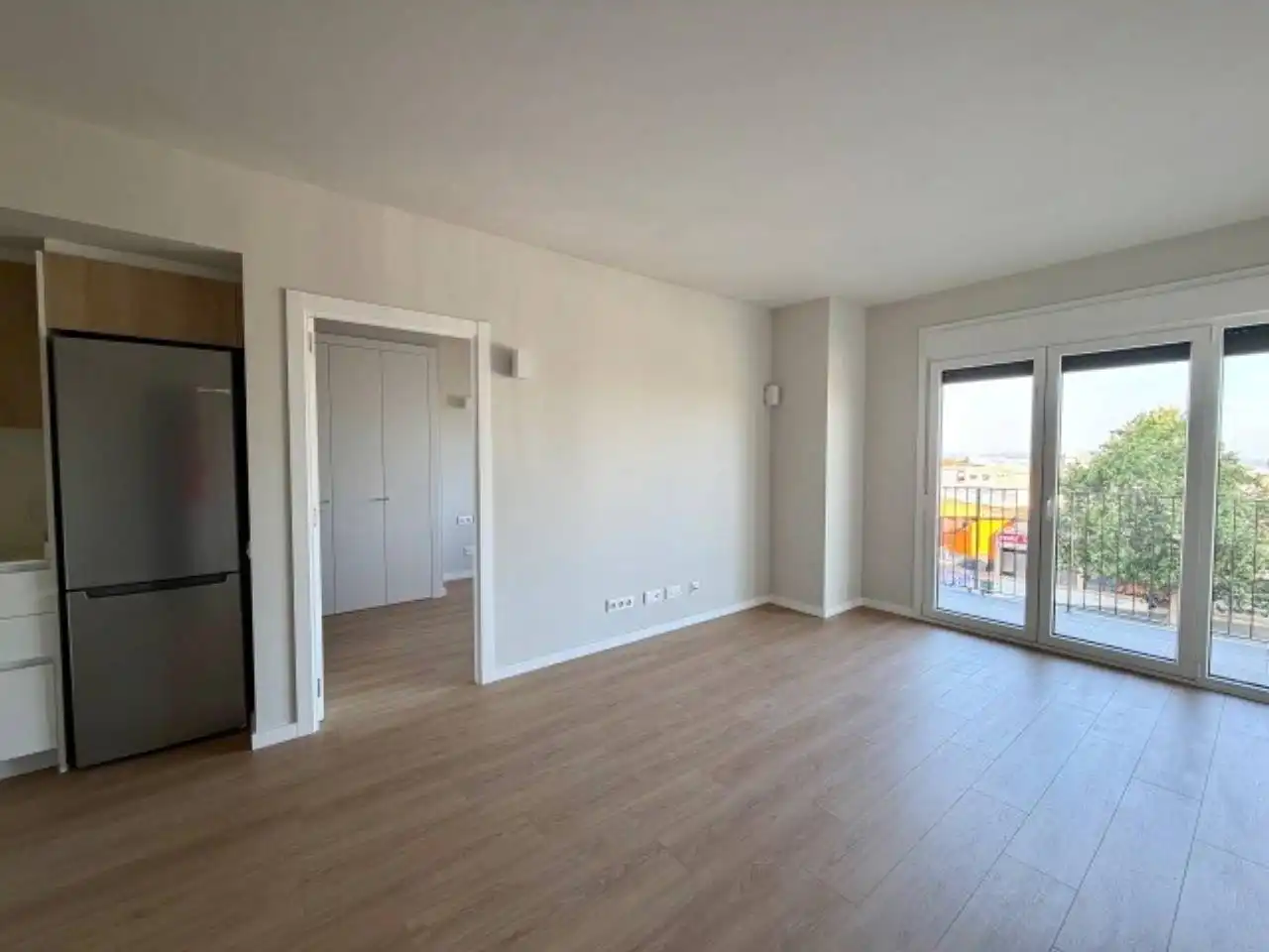 Bedroom of Flat for rent in Terrassa  with Air Conditioner, Heating and Parquet flooring