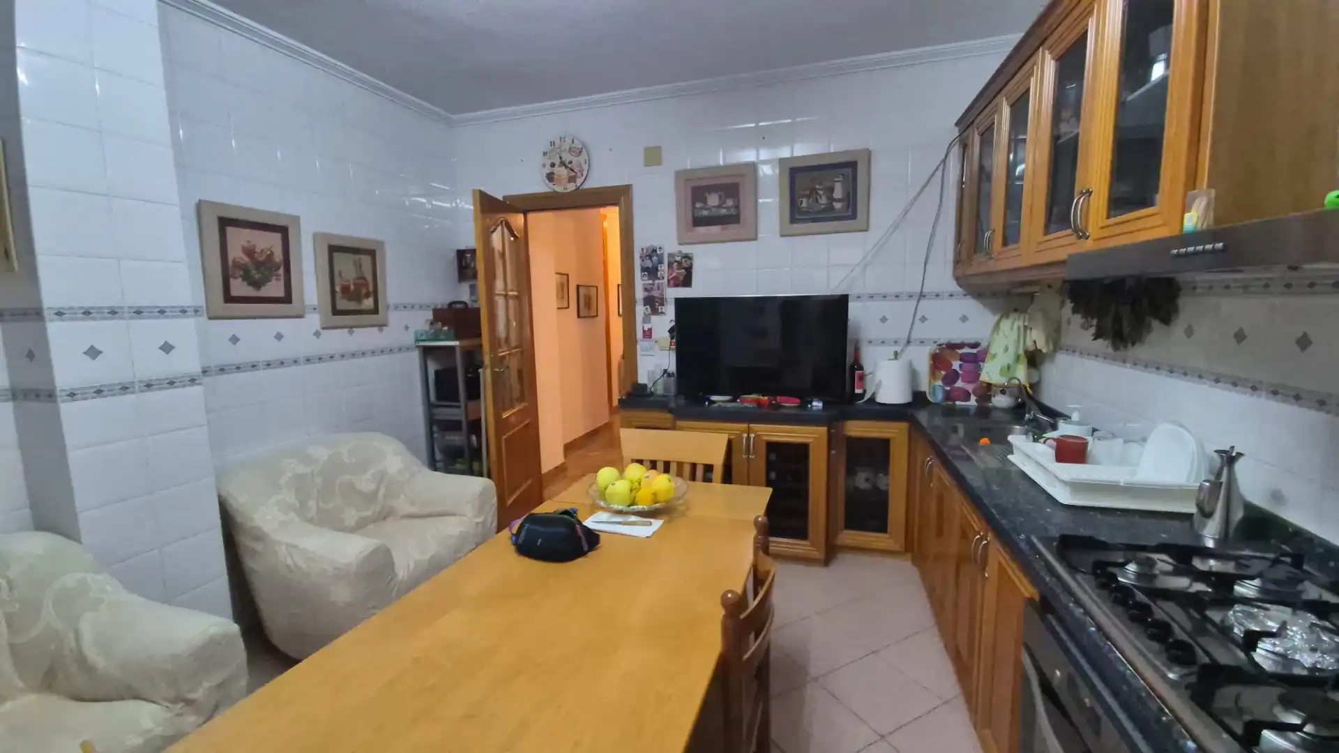 Cocina de Casa adosada en venta en Alcantarilla con Terraza, Trastero y Amueblado