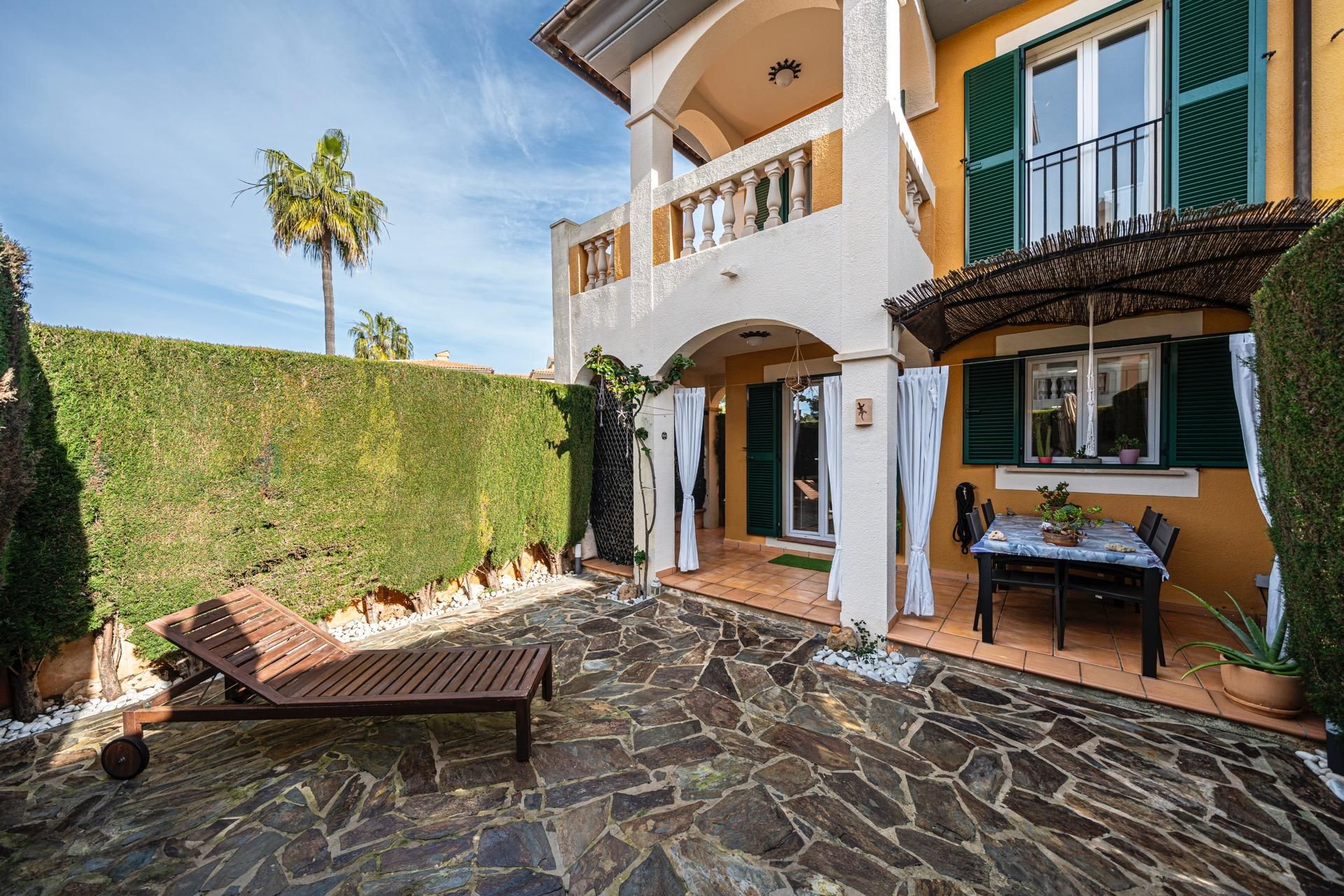 Garden of Single-family semi-detached for sale in Llucmajor  with Private garden, Terrace and Furnished