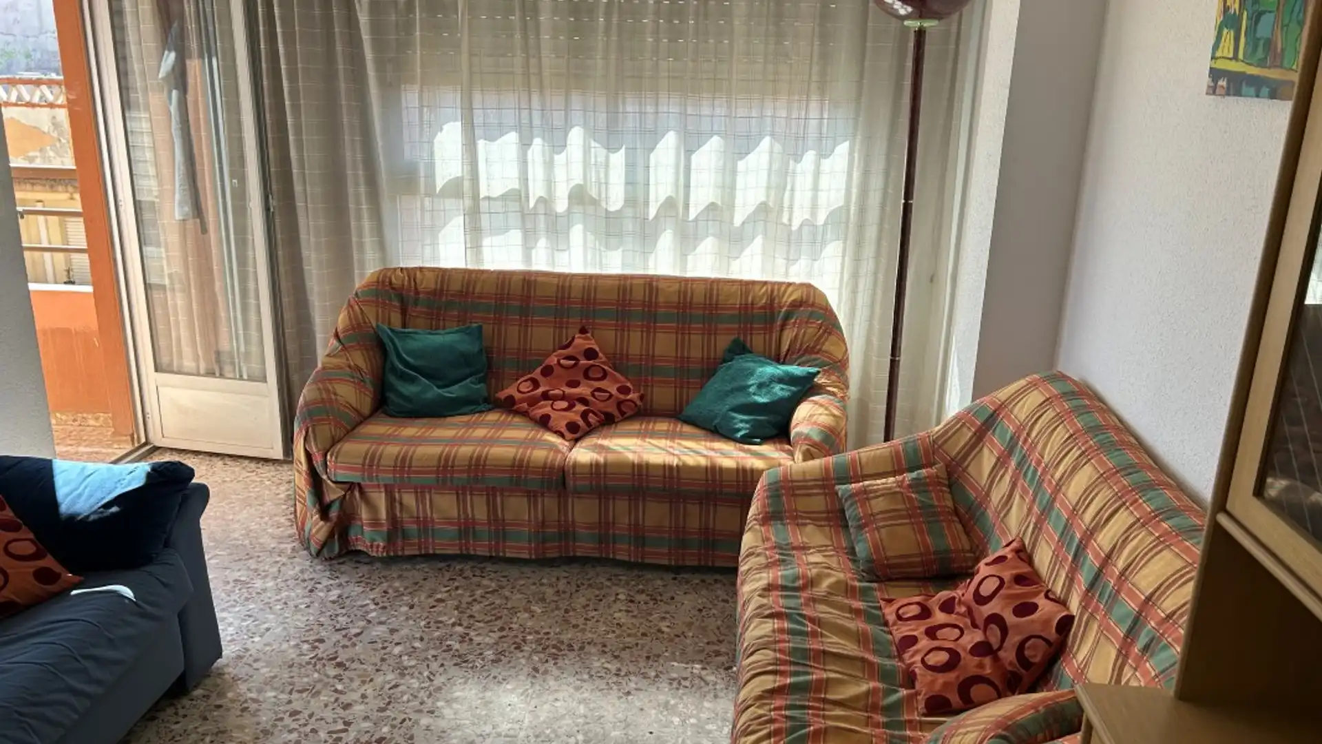 Sala de estar de Piso en venta en Gandia con Amueblado y Balcón