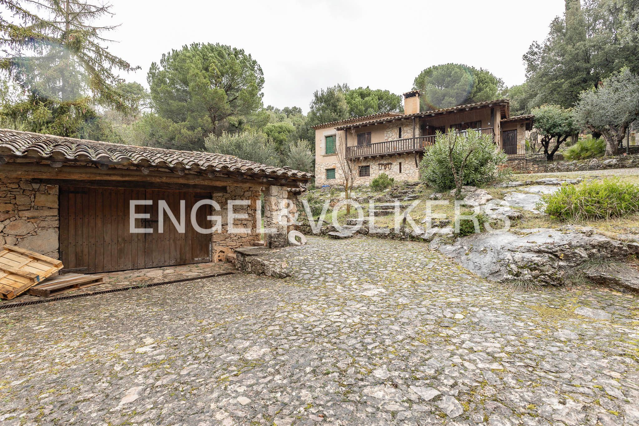 Vista exterior de Finca rústica en venta en Aiguafreda con Calefacción, Jardín privado y Piscina