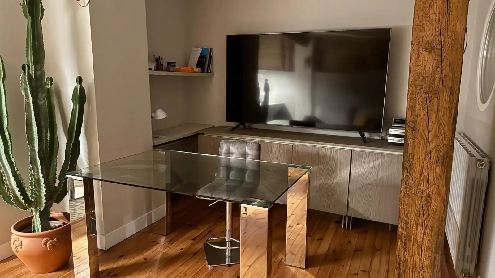 Menjador de Apartament de lloguer en  Logroño amb Aire condicionat, Calefacció i Terrassa