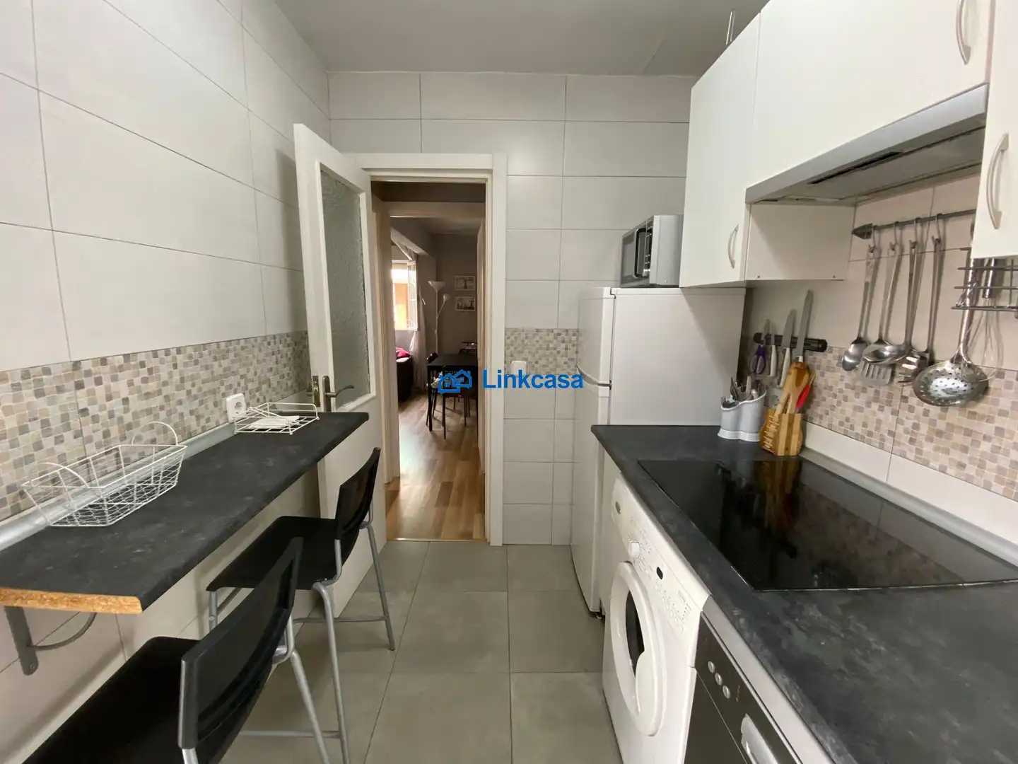 Kitchen of Flat for sale in Madrid  with Air Conditioner, Heating and Terrace