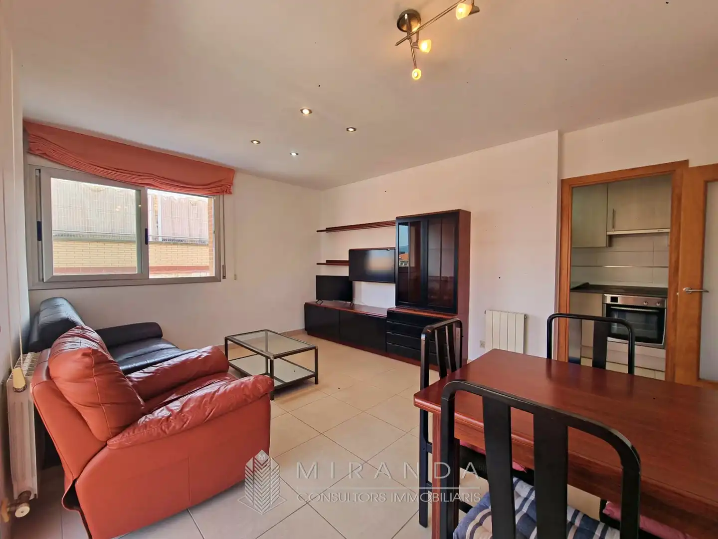 Living room of Flat for sale in Les Franqueses del Vallès  with Heating, Private garden and Terrace