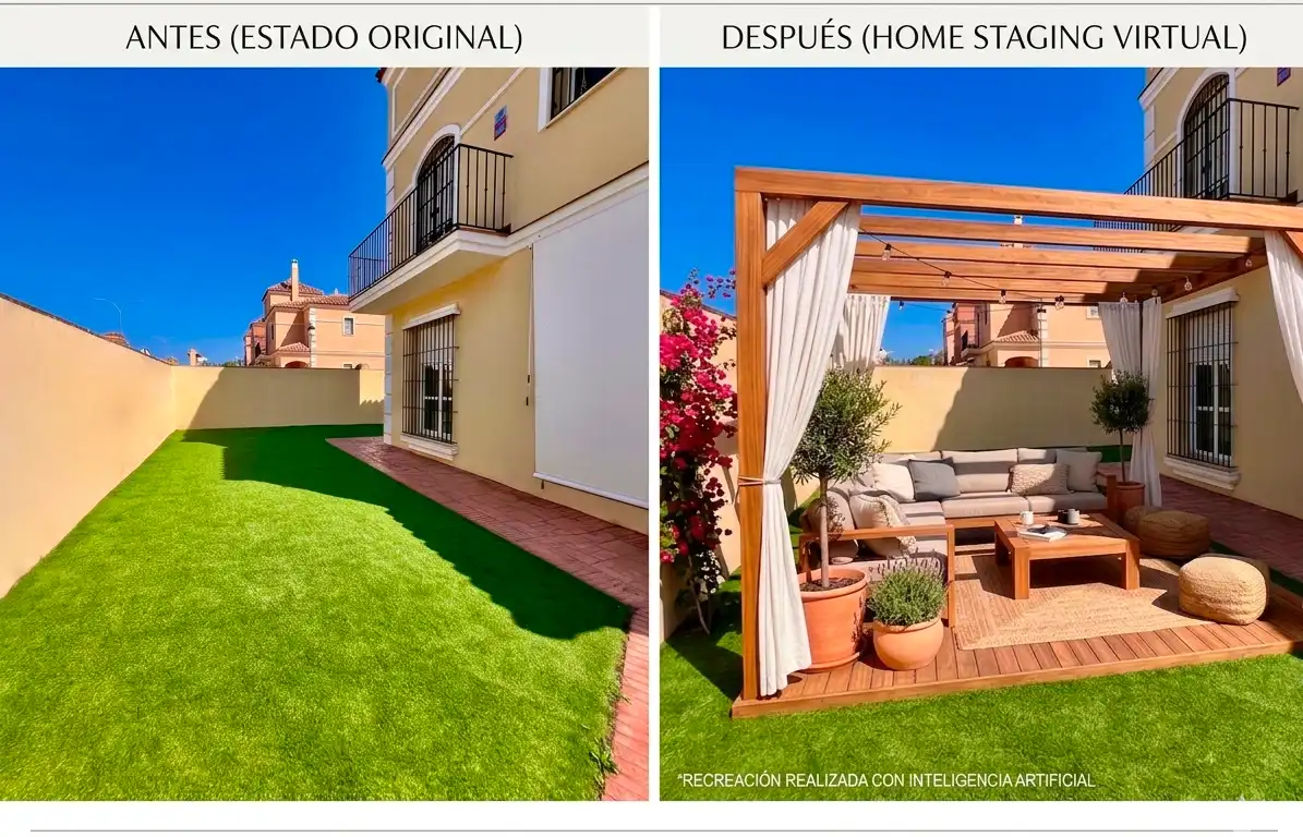 Terraza de Casa o chalet en venta en Espartinas con Aire acondicionado, Jardín privado y Terraza