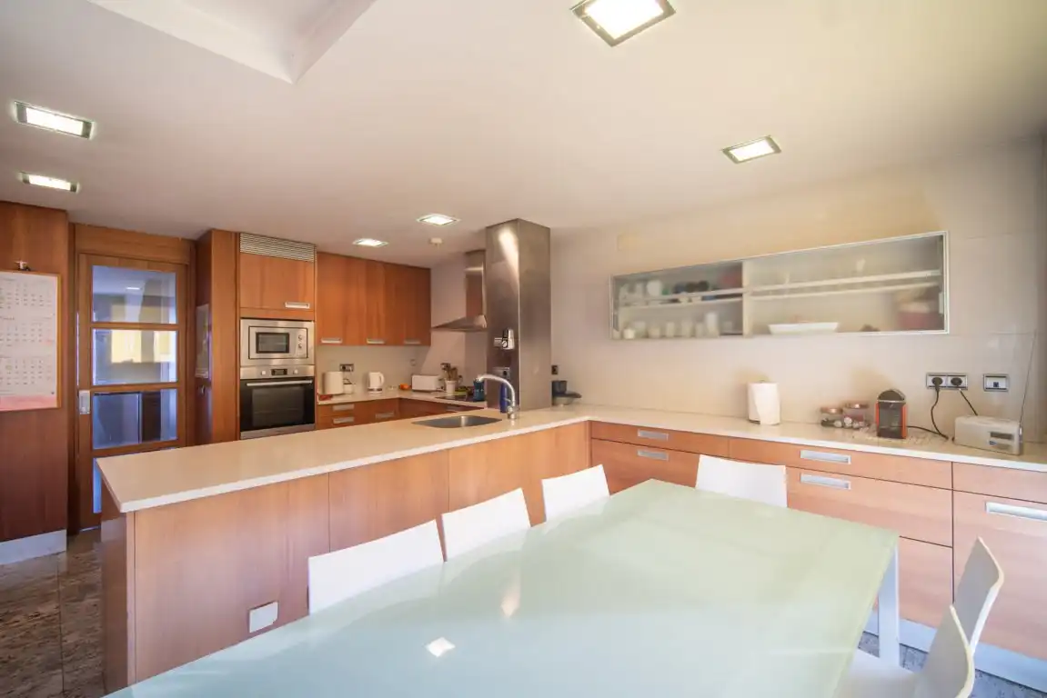 Cocina de Casa adosada en venta en Igualada con Aire acondicionado, Calefacción y Terraza