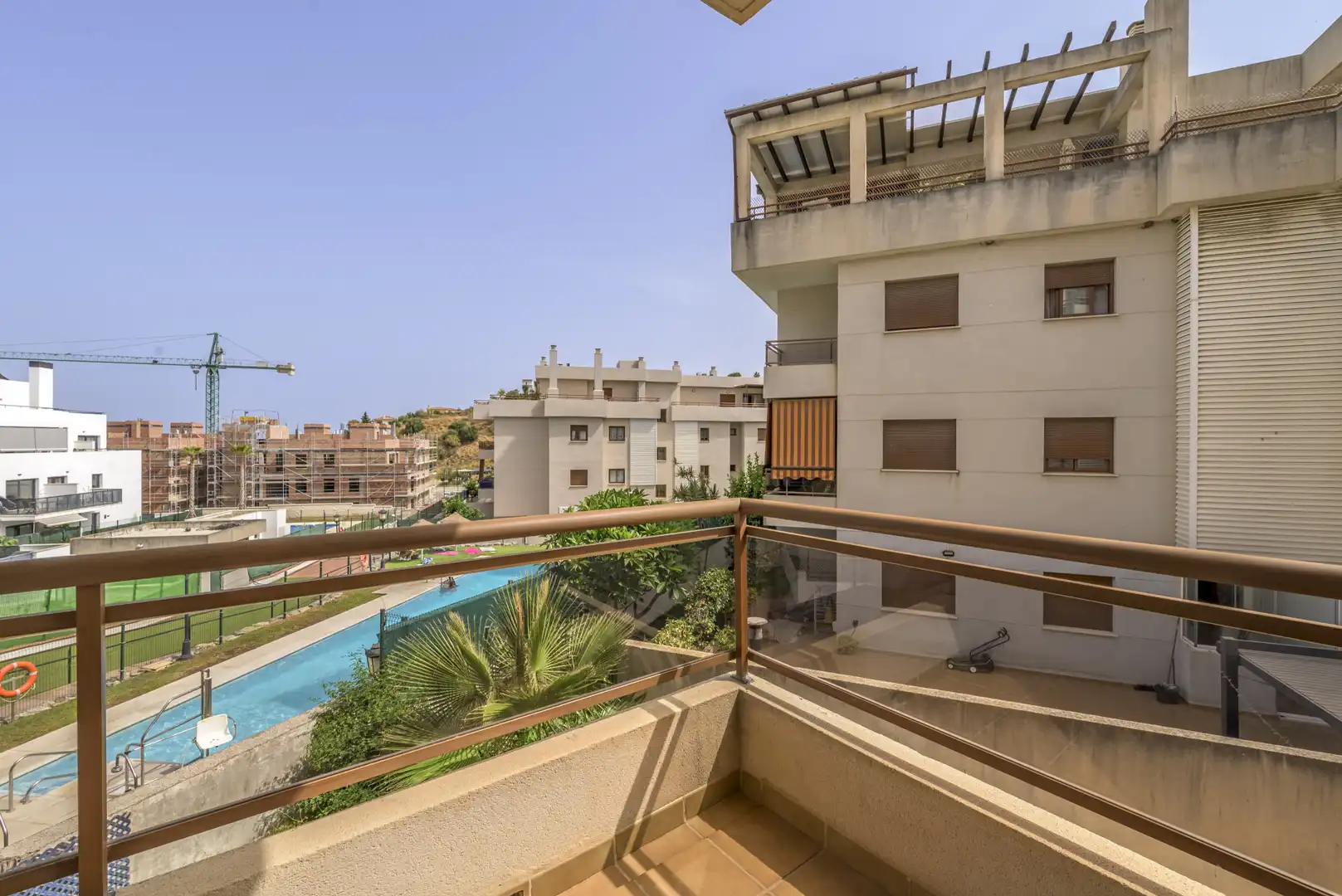 Terrassa de Apartament en venda en Mijas amb Aire condicionat, Terrassa i Piscina