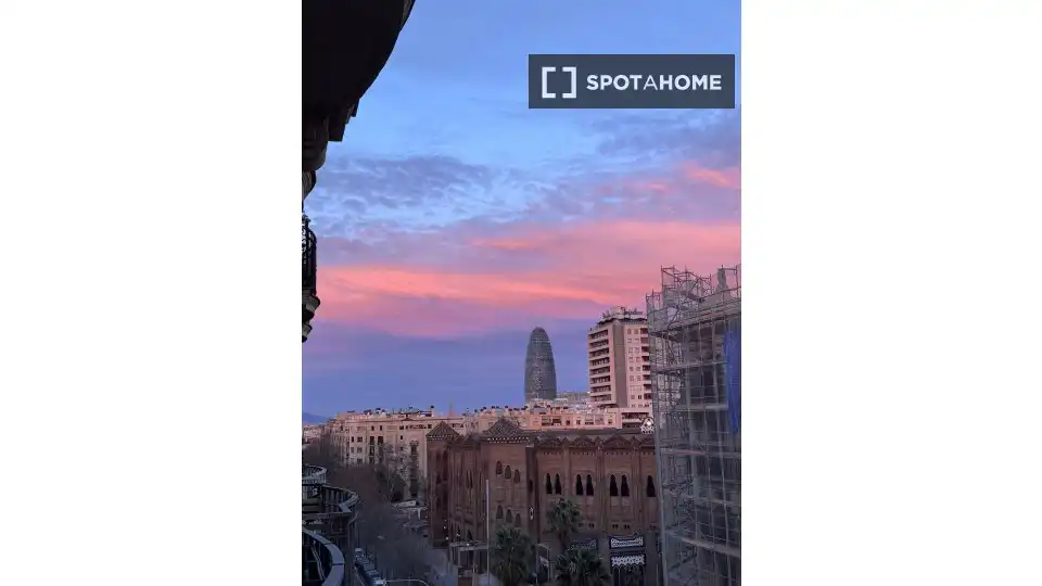 Exterior view of Flat for rent in Barcelona  with Air Conditioner, Heating and Furnished