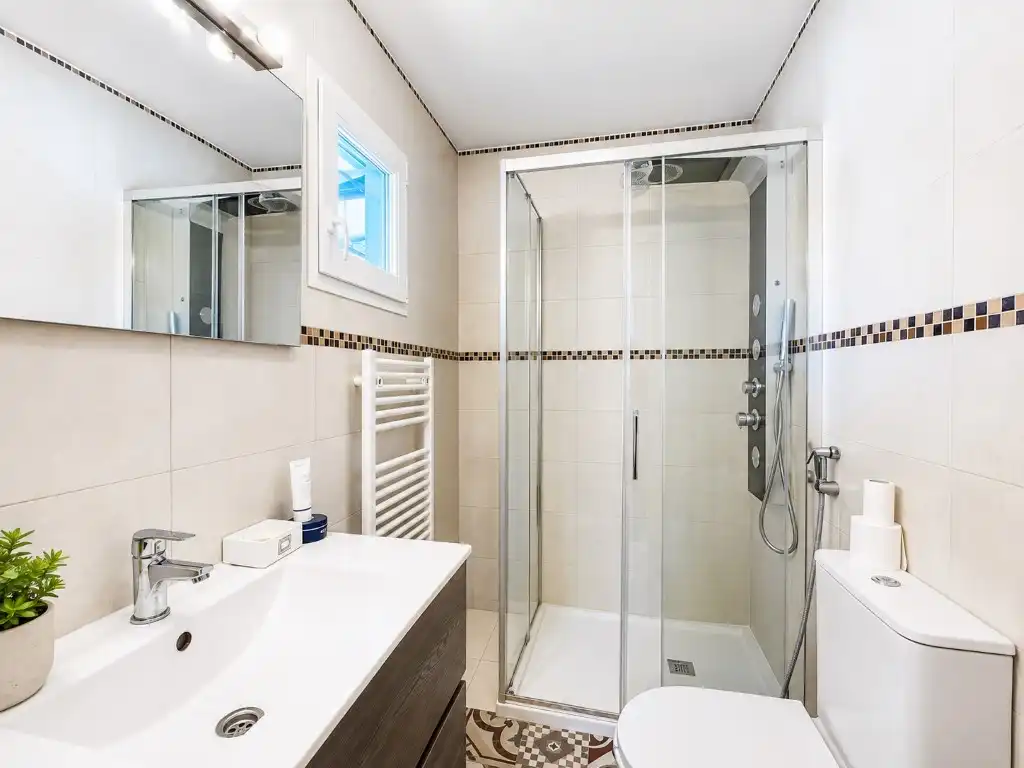 Bany de Casa o xalet de lloguer en Calvià amb Aire condicionat, Jardí privat i Terrassa