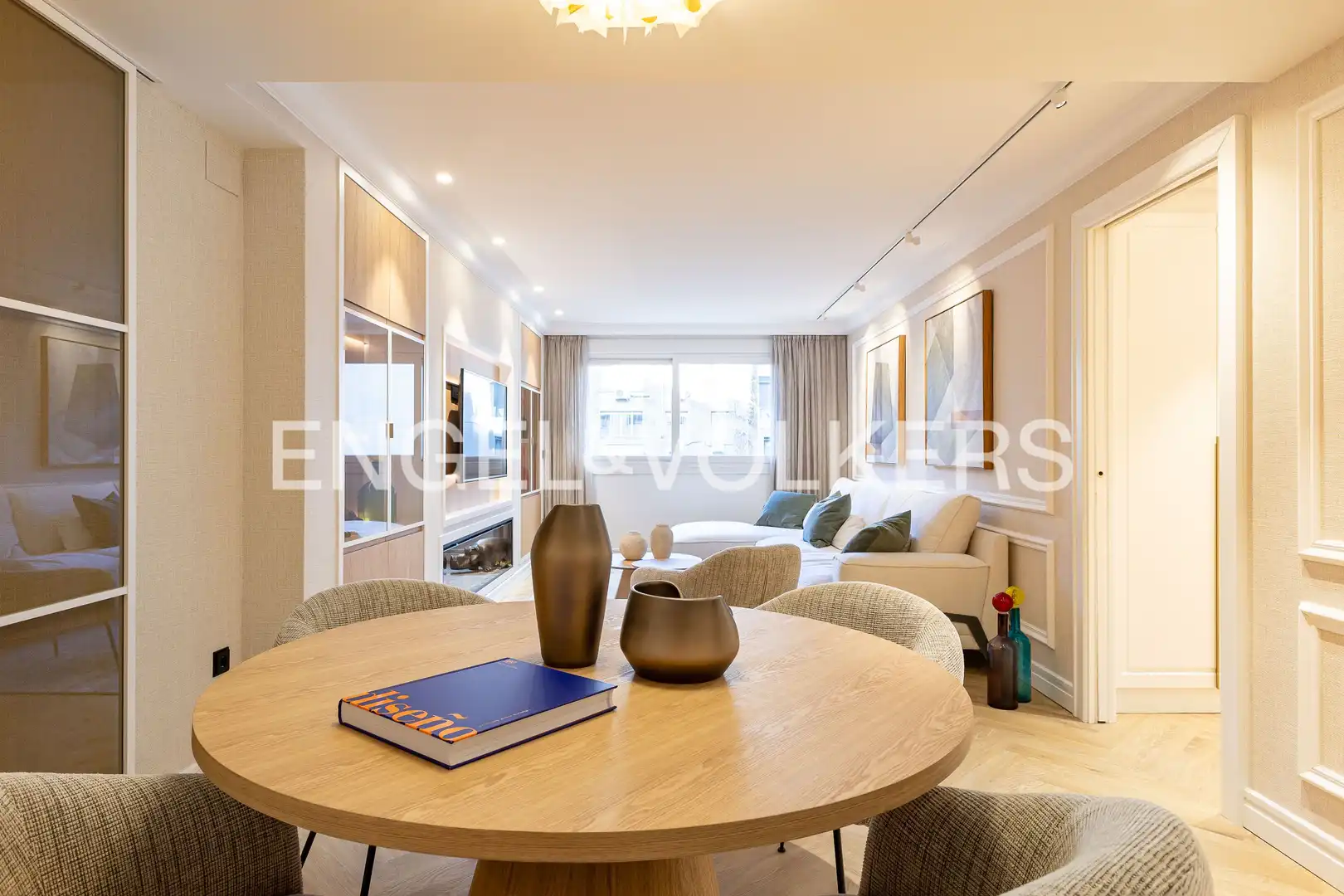 Wohnzimmer von Wohnung zum Verkauf in Madrid mit Klimaanlage, Heizung und Möbliert
