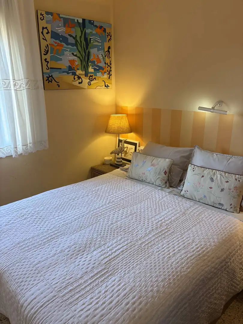 Schlafzimmer von Wohnung zur untervermieten in Sitges mit Klimaanlage, Terrasse und Möbliert