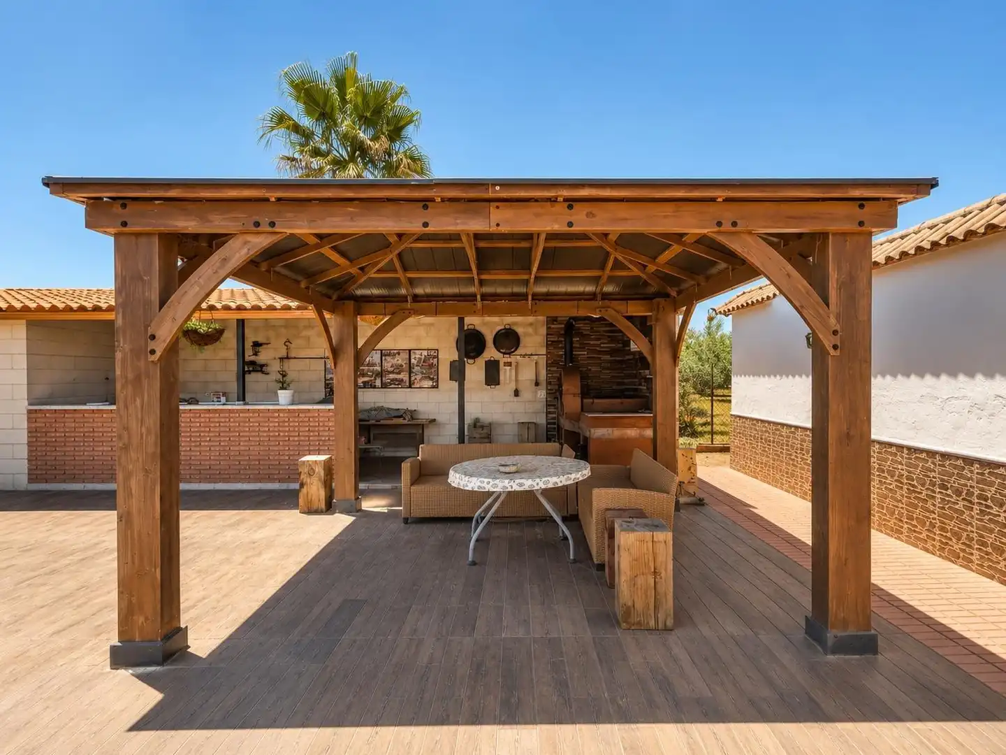 Terraza de Casa o chalet en venta en La Carlota con Aire acondicionado, Jardín privado y Terraza