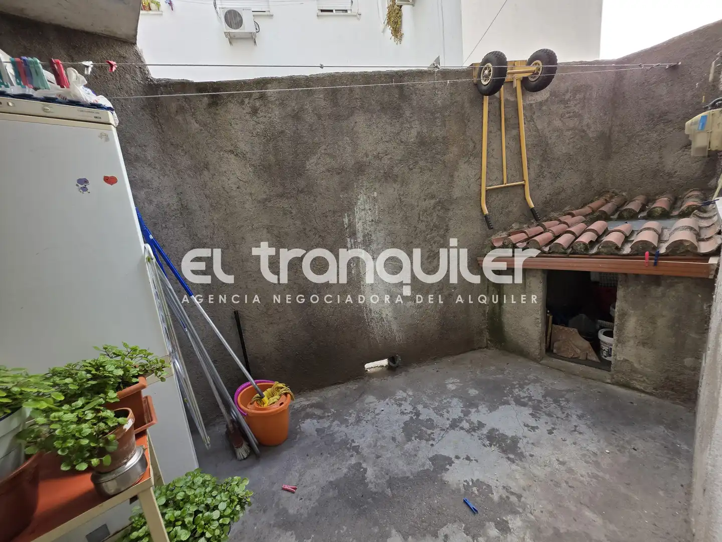 Jardí de Pis de lloguer en Madrid amb Aire condicionat, Terrassa i Moblat