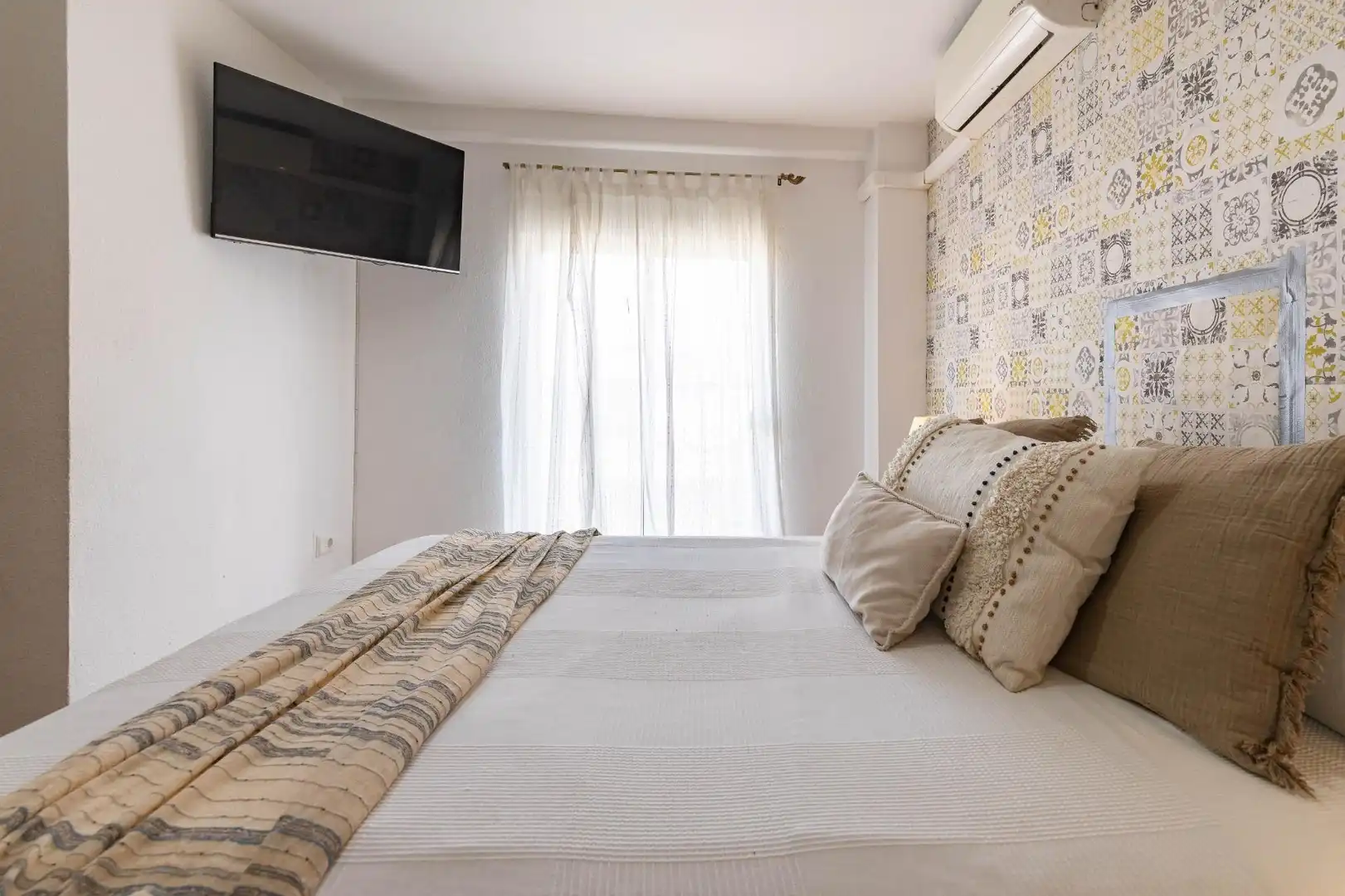 Bedroom of Flat for sale in Valencia  with Air Conditioner