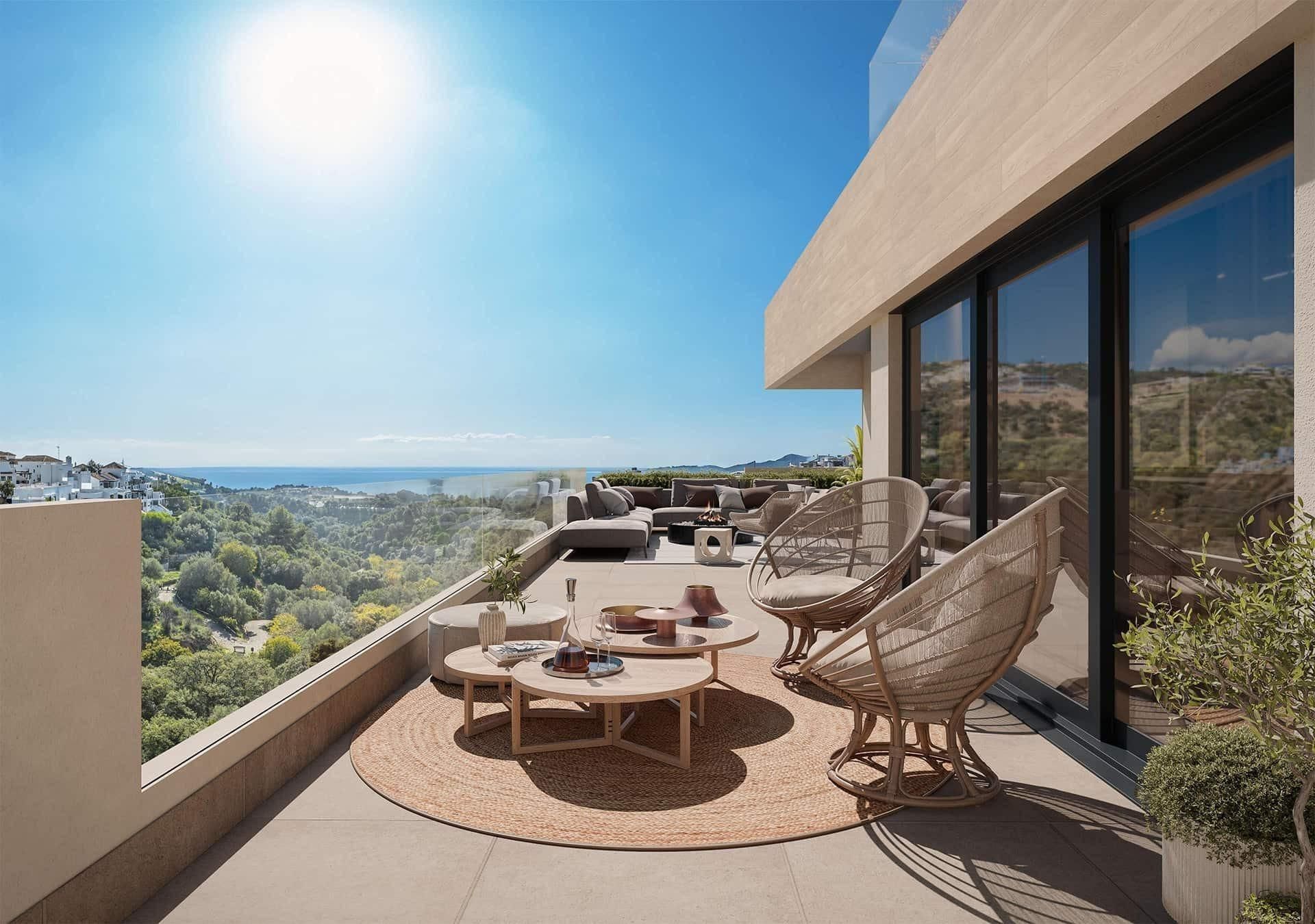 Terrace of Apartment for sale in Marbella  with Air Conditioner, Heating and Terrace