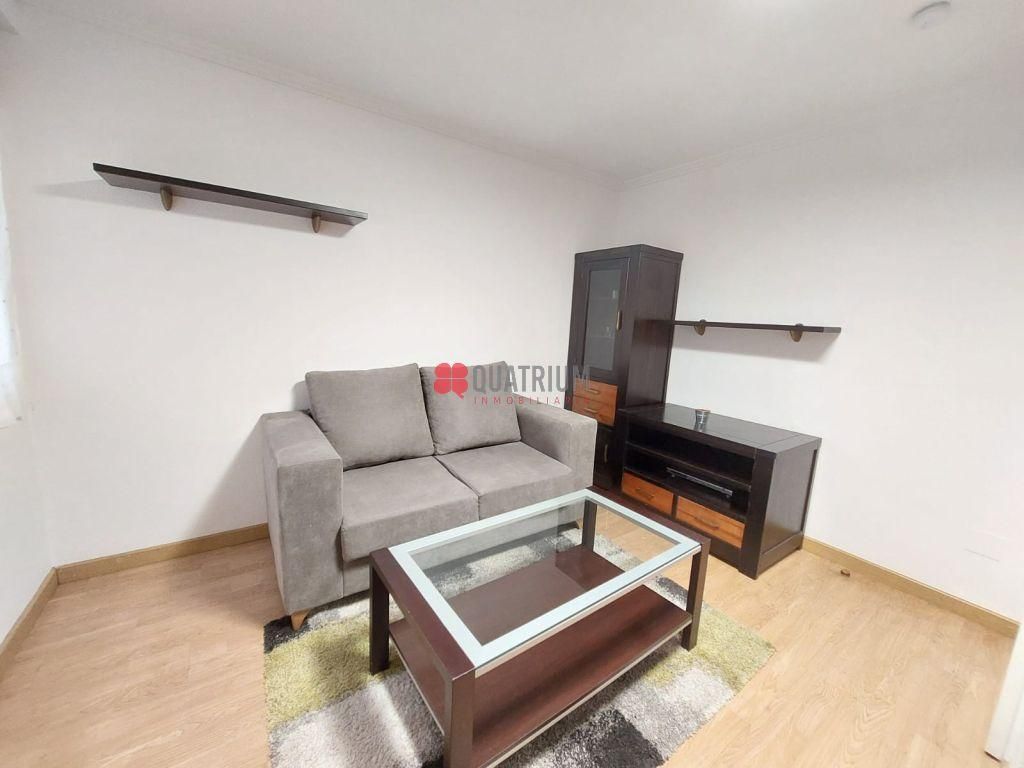 Sala d'estar de Apartament de lloguer en Santiago de Compostela  amb Calefacció