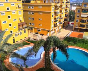 Swimming pool of Flat for sale in Aspe  with Air Conditioner, Heating and Private garden