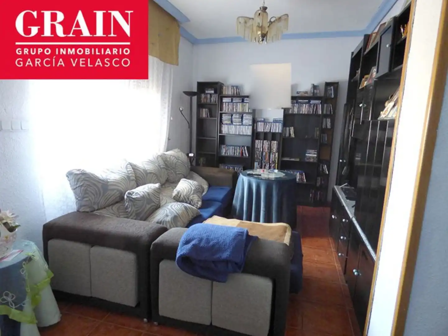 Sala de estar de Casa o chalet en venta en Albacete con Calefacción, Jardín privado y Piscina