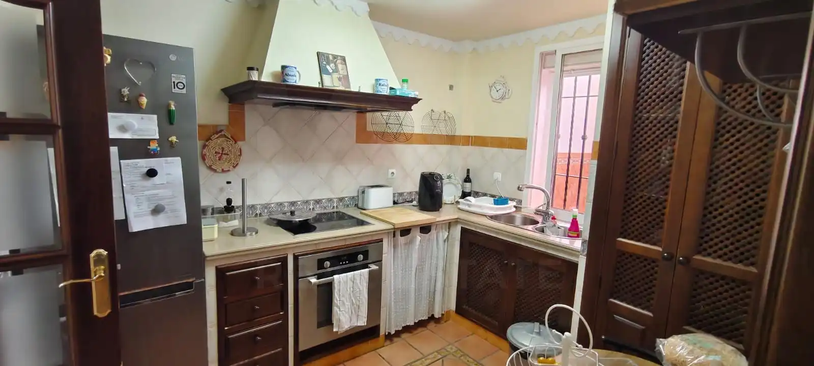 Cocina de Casa adosada en venta en Écija con Aire acondicionado, Calefacción y Terraza